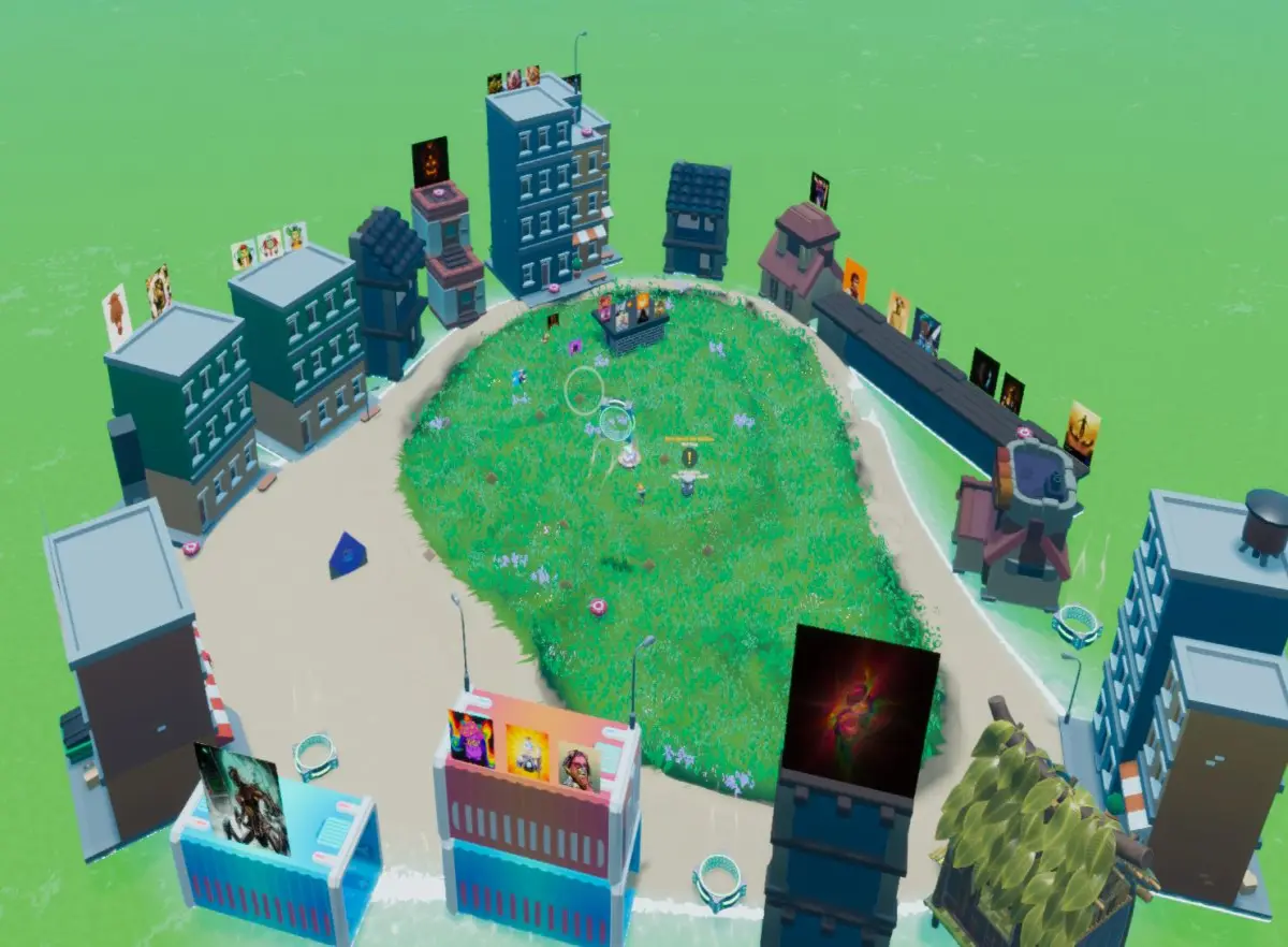 Cryptoznewb Island in Nifty Island