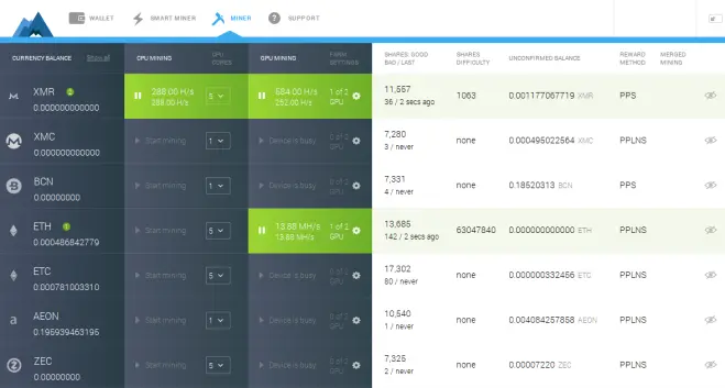 Image from MinerGate