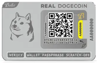 example of Ballet REAL series cold storage card.