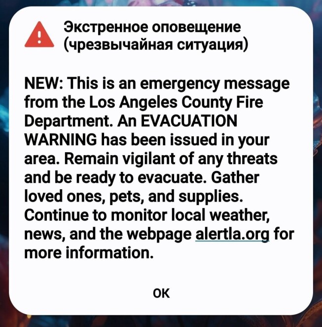 The Los Angeles Fire