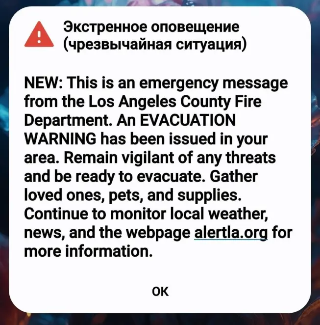 The Los Angeles Fire