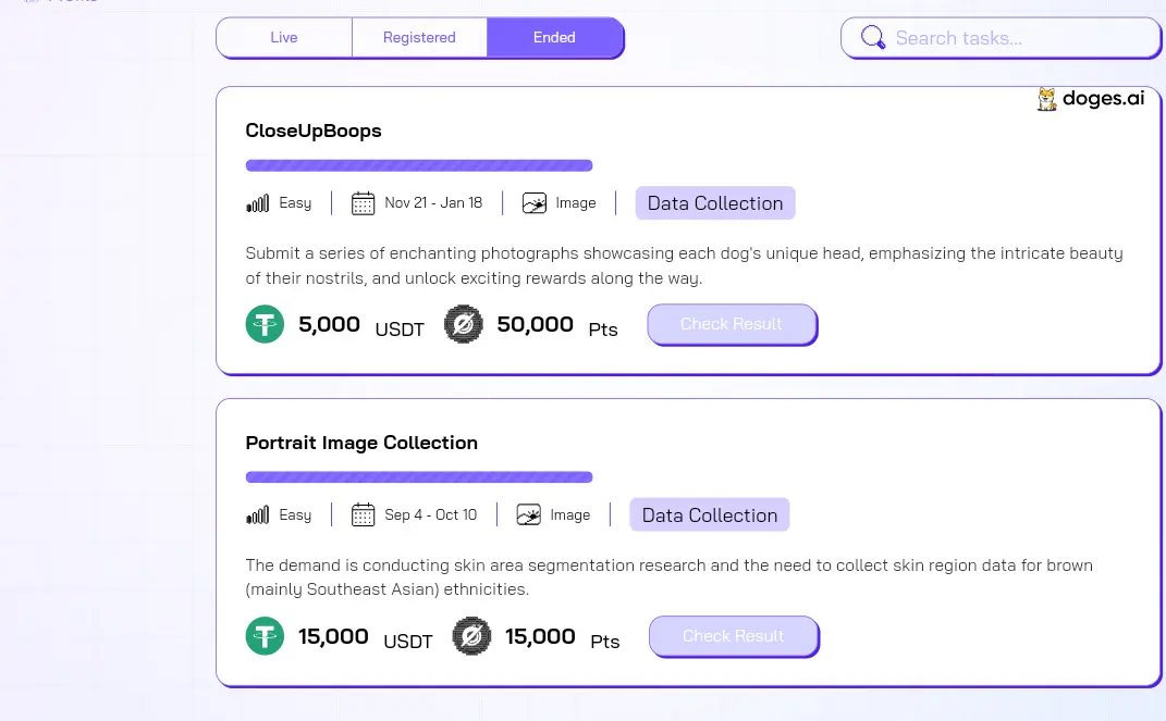 PublicAI Data Collection dashboard