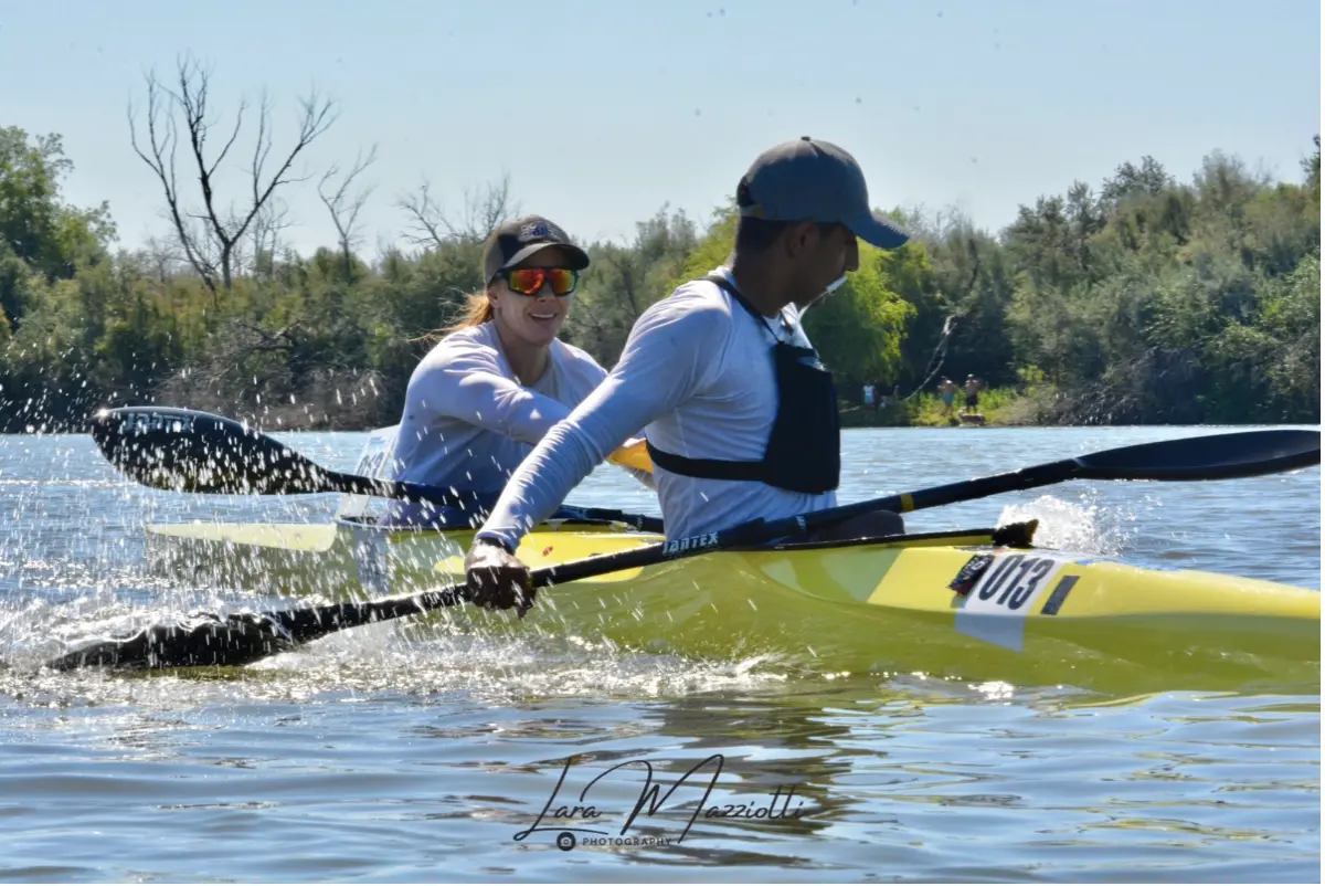 Krisztina Bedocs and Angel Beovide Claim Victory at the 2025 Regata del Río Negro in K2 Mix Category