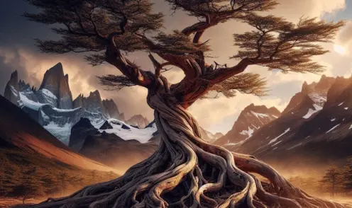Árbol torcido