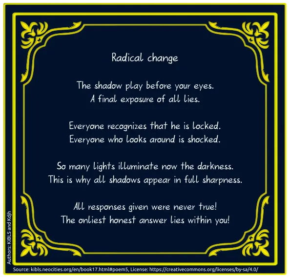 Radical change