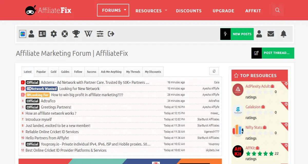 AffiliateFix Forum