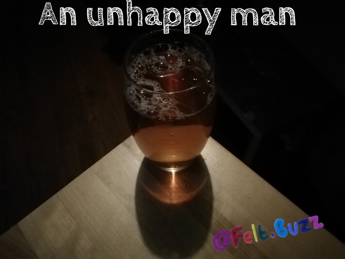 An Unhappy Man - a short story by @felt.buzz