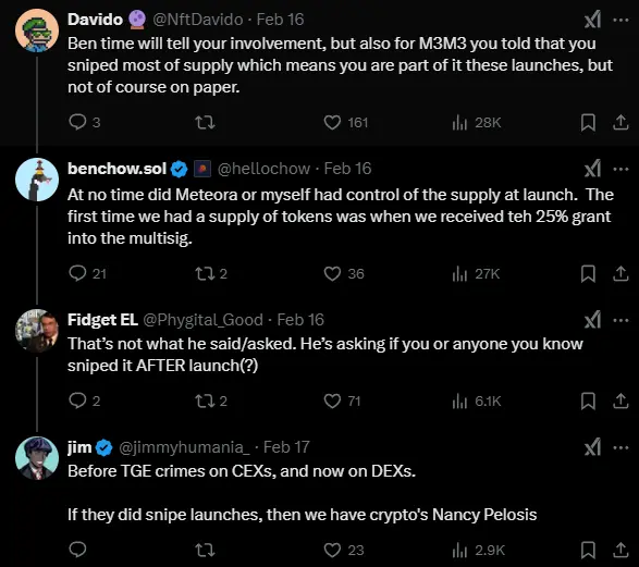 X post Replies
