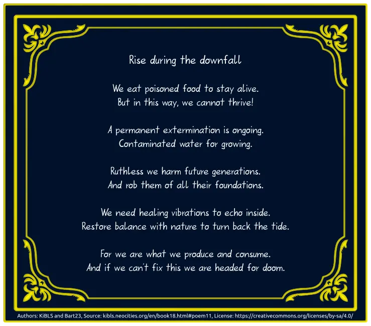 Rise during the downfall