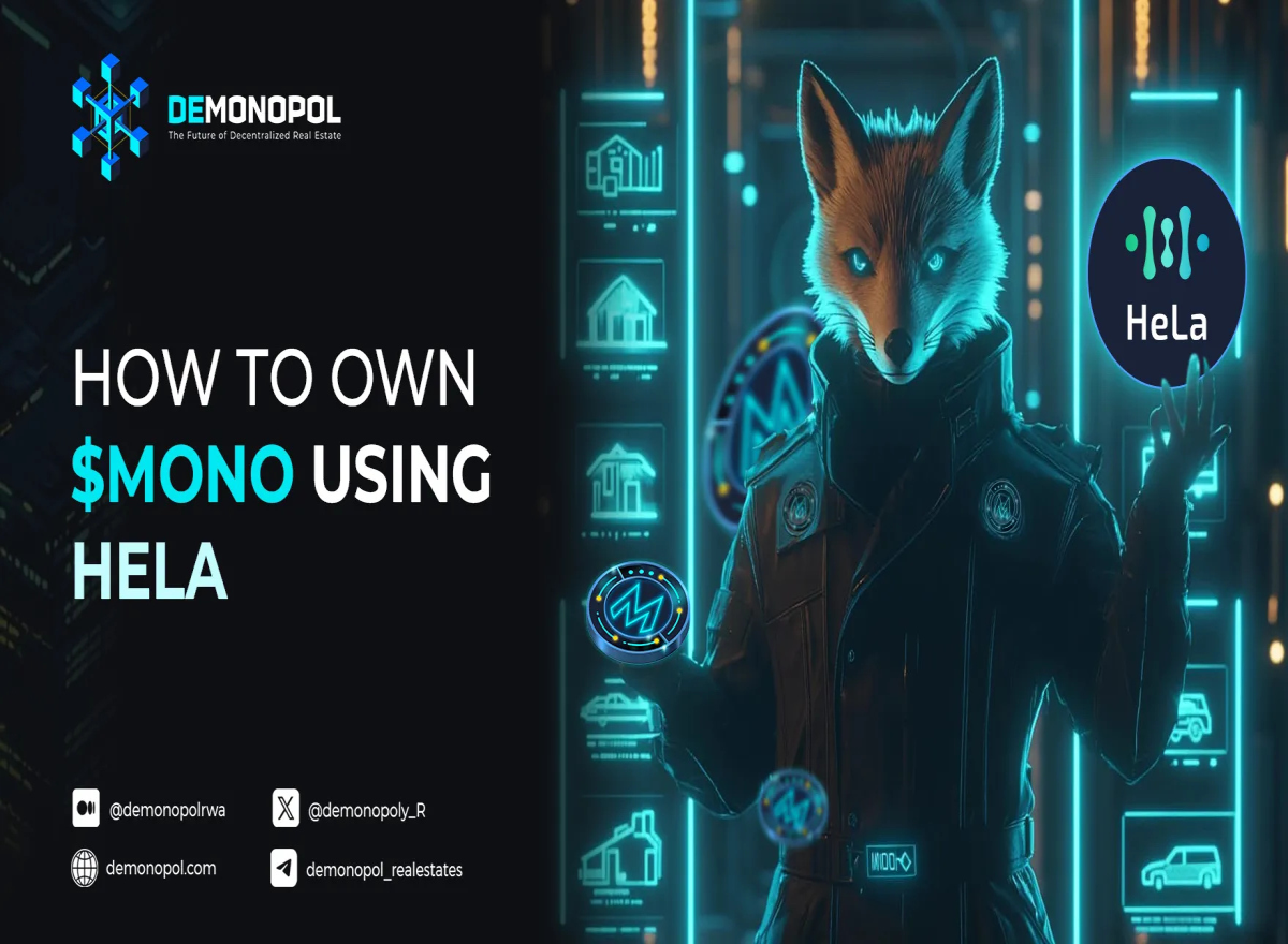How to Own $MONO Using Hela – Shaping the Future of Real Estate