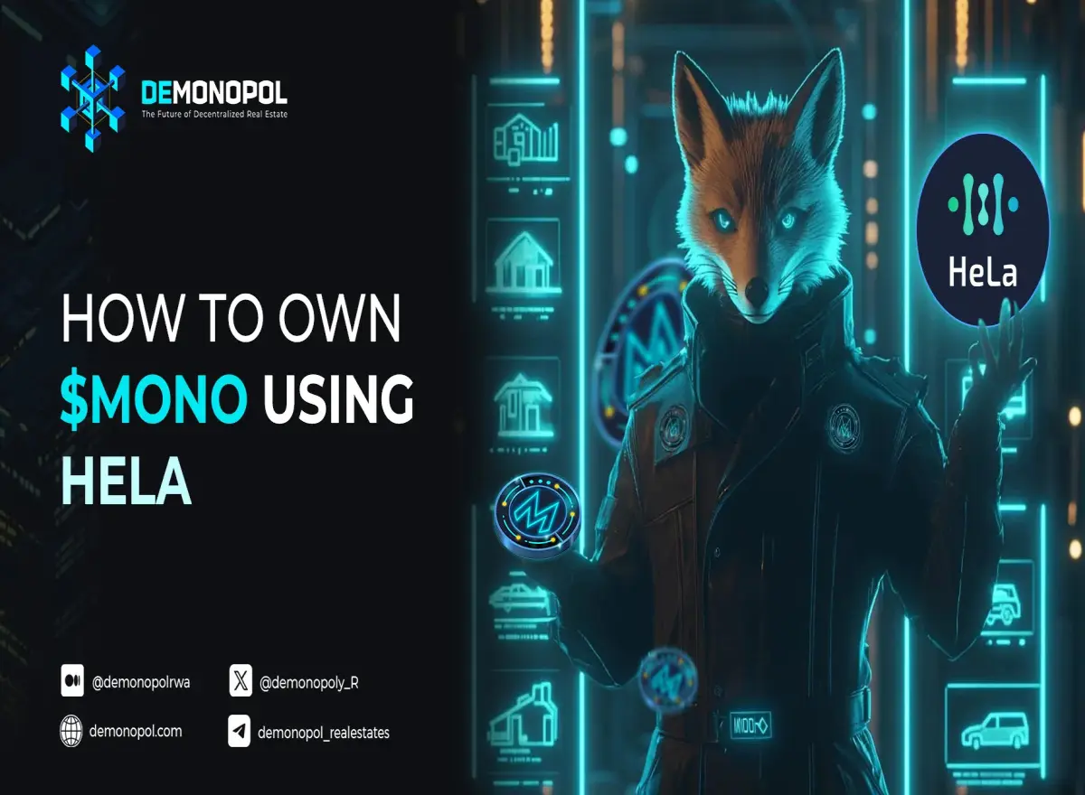 How to Own $MONO Using Hela – Shaping the Future of Real Estate