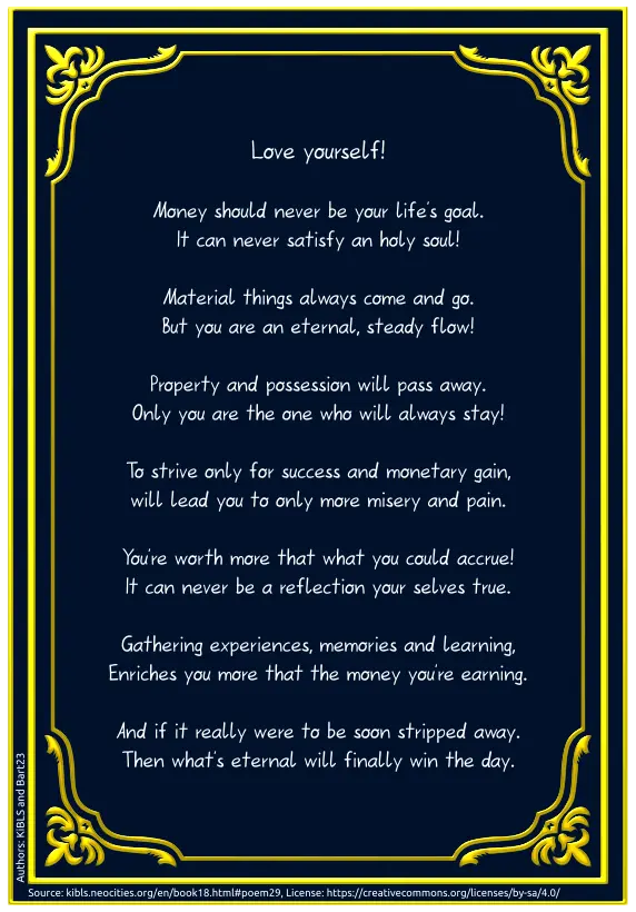 Love yourself!