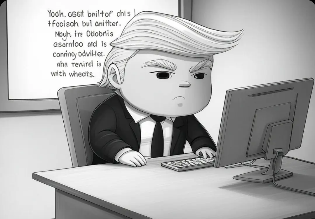 Trump tweeting