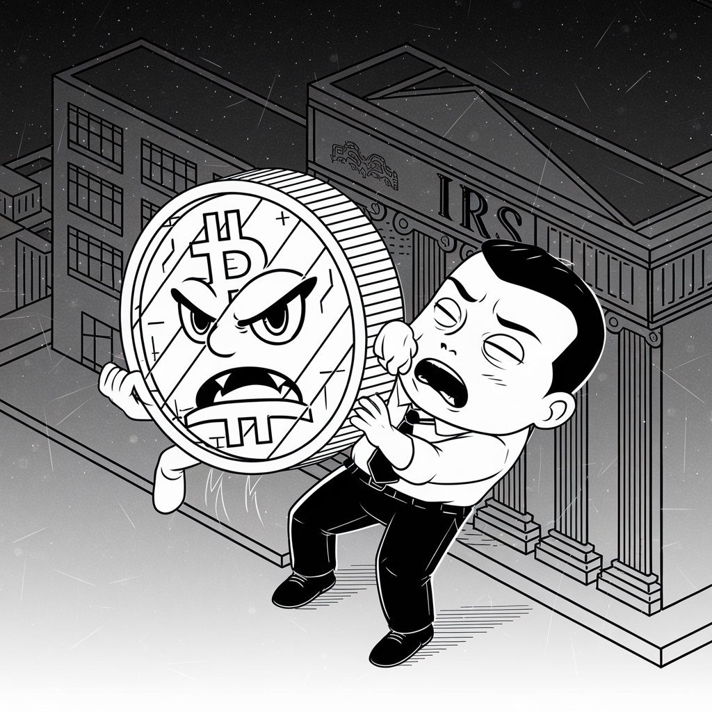 Bitcoin slapping IRS