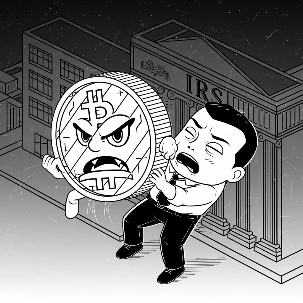 Bitcoin slapping IRS