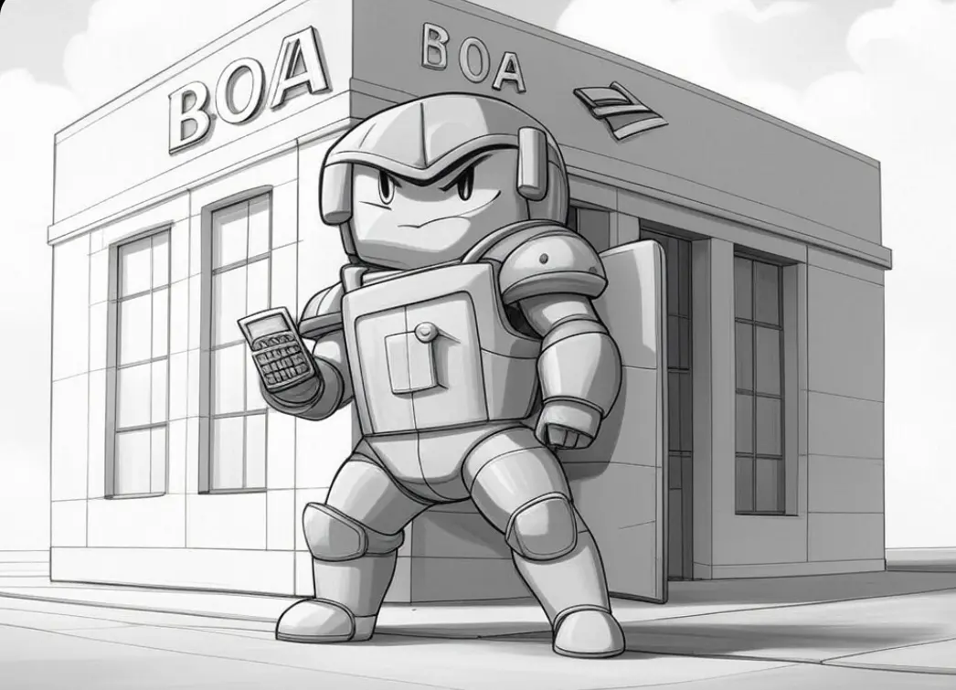 Bank of America robot defender