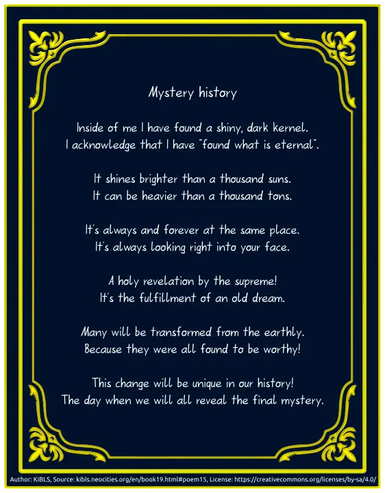 Mystery history