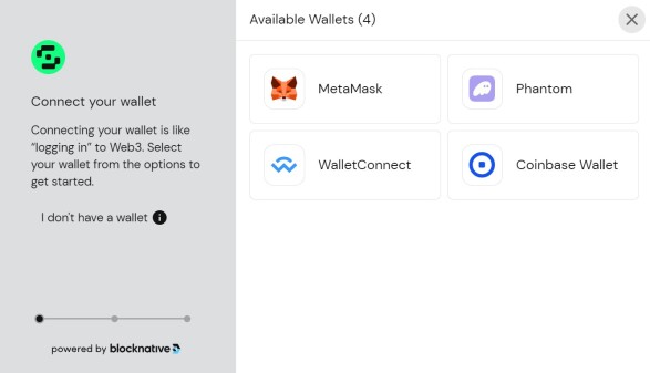 Connect a Wallet