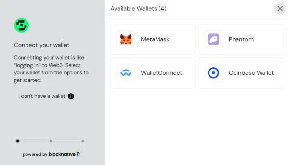 Connect a Wallet
