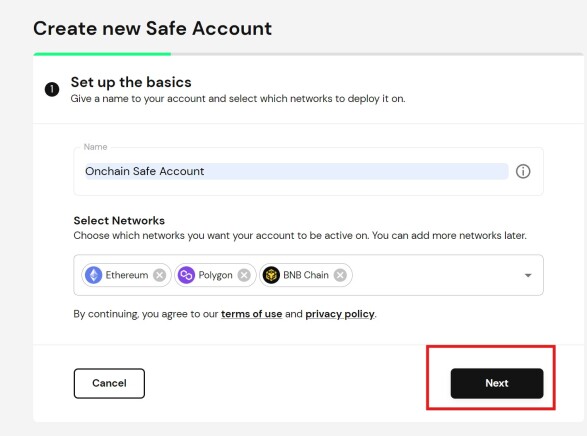 Open Safe Account