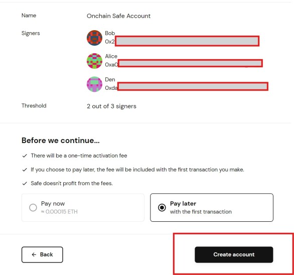 Account Creation