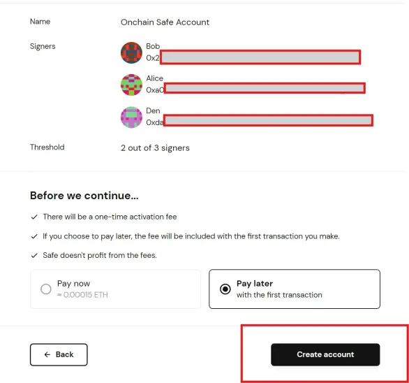 Account Creation