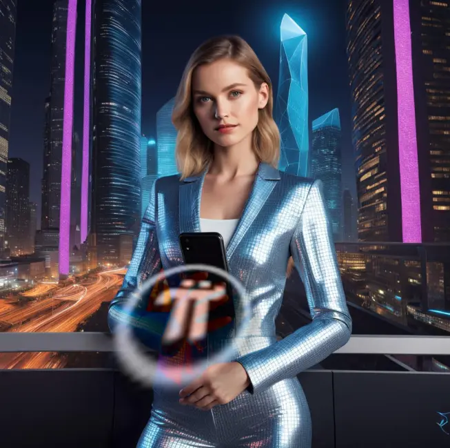 The crypto girl of the future