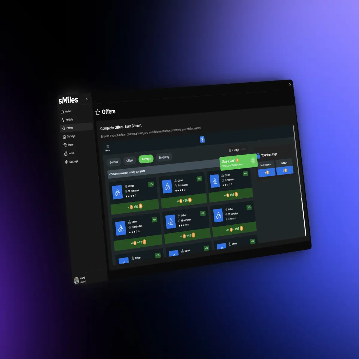 smiles web app