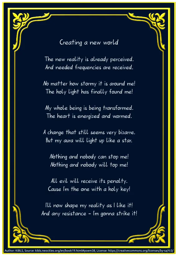 Creating a new world