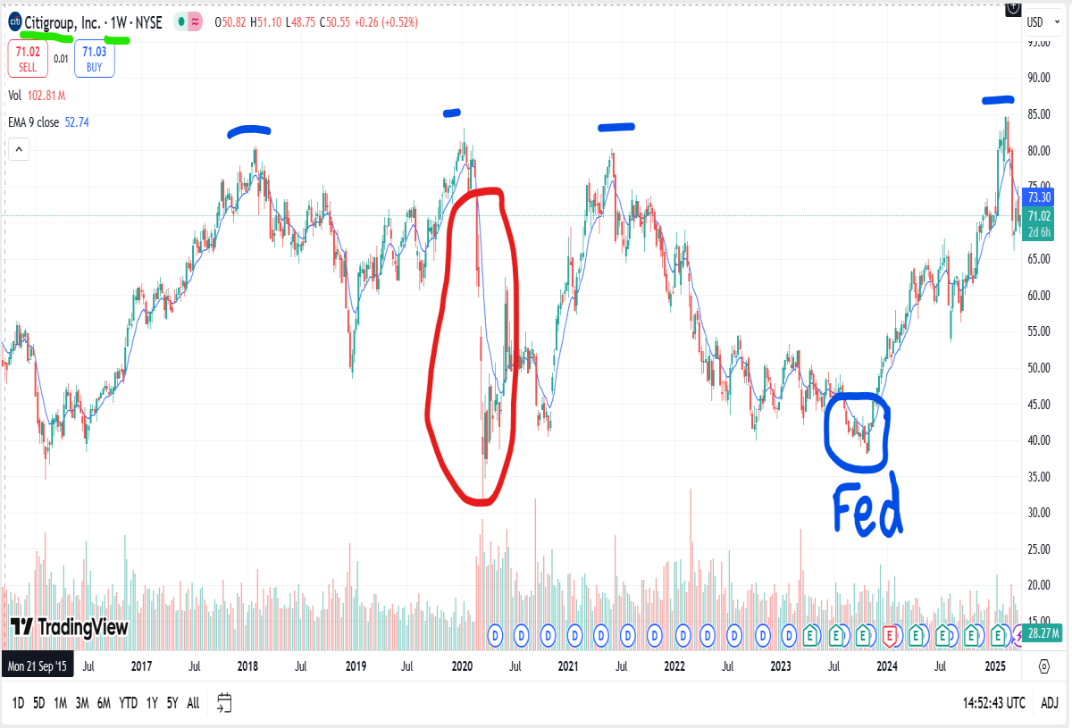 citigroup stock and tariffs