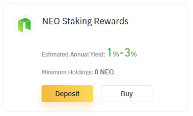 Neo staking