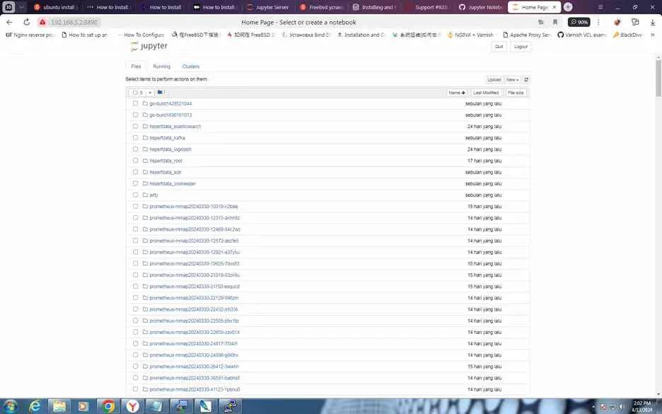 Directory file jupyter notebook