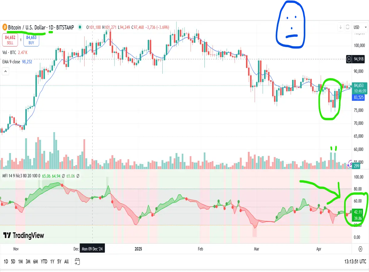 bitcoin daily chart