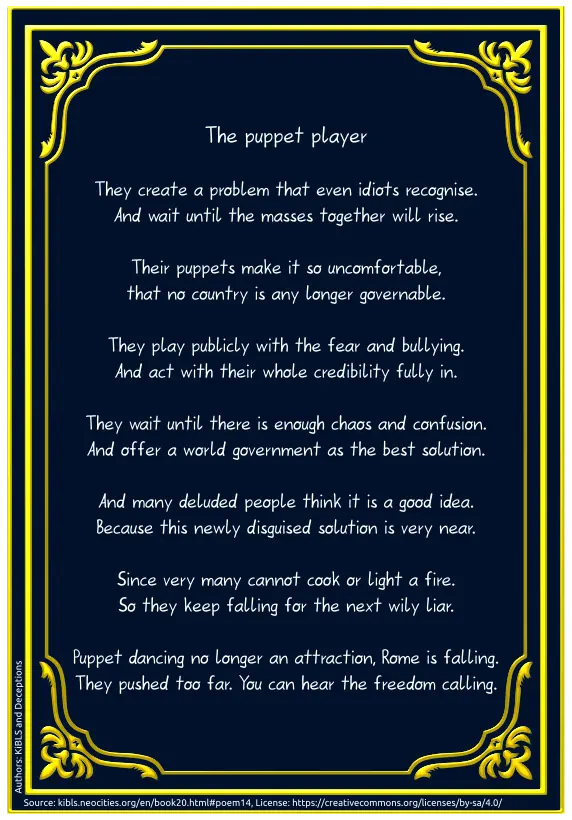 The puppet player