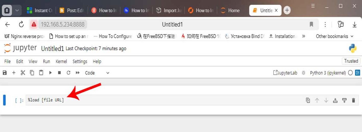 Load Magic Jupyter notebook