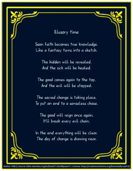Illusory time