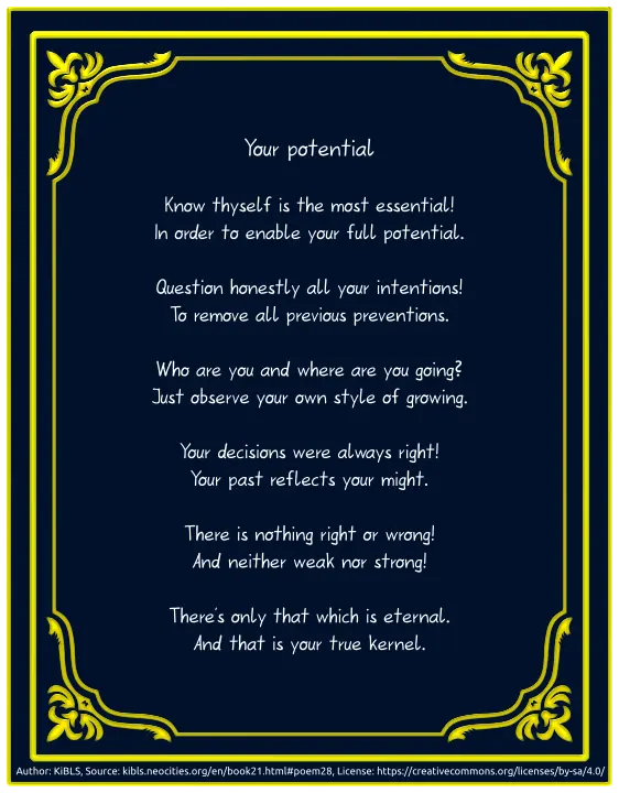 Your potential