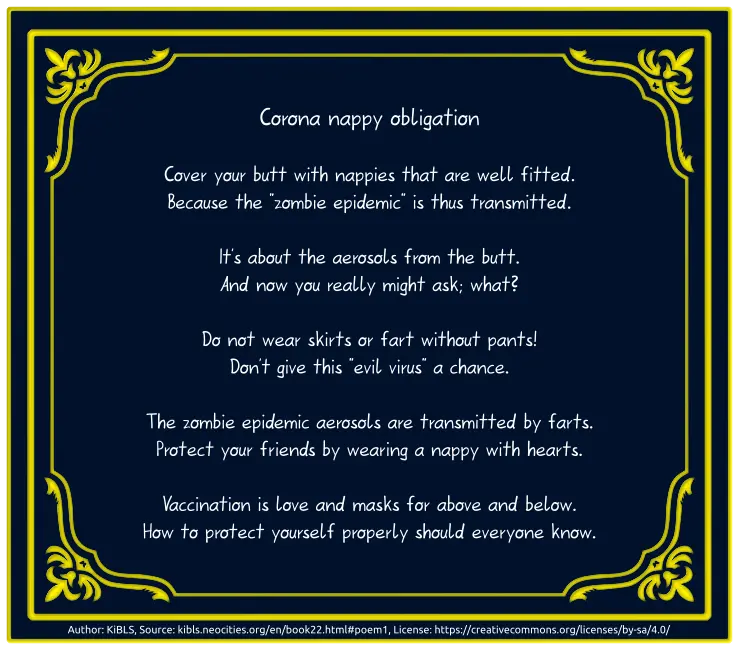 Corona nappy obligation