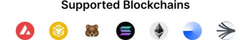 Blazing Supported Blockchains