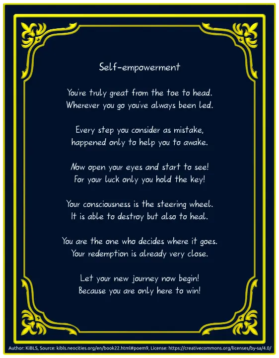Self-empowerment
