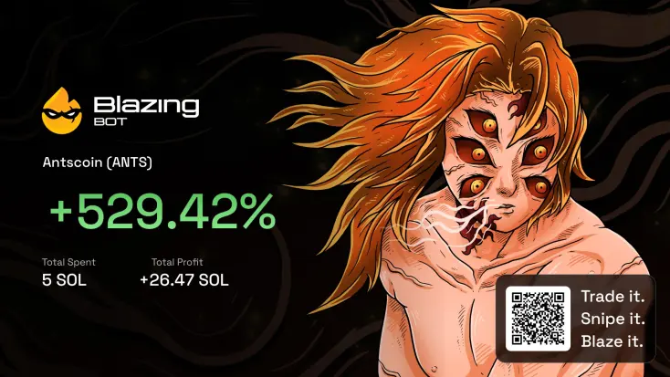Blazing PnL Card