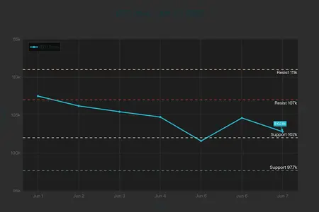 Bitcoin Price Action June 1-7, 2025