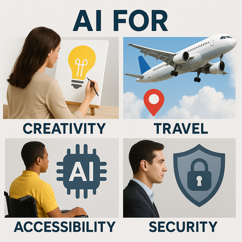 Creativity, Travel, Accessibility and Security