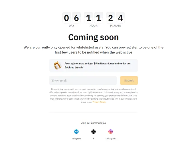 How to register bybit EU