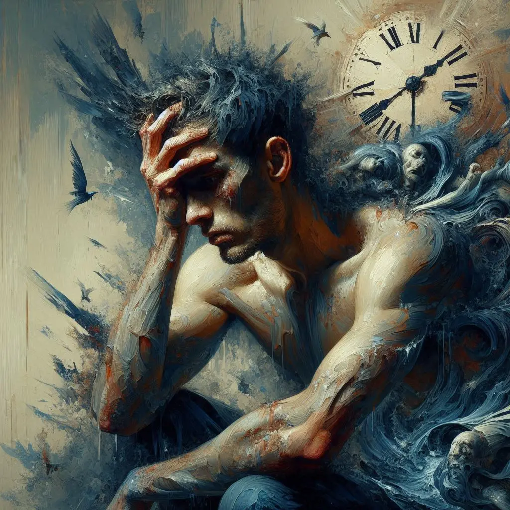 Bing generated image of dying double time