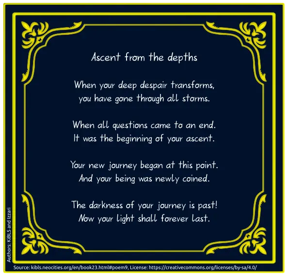 Ascent from the depths