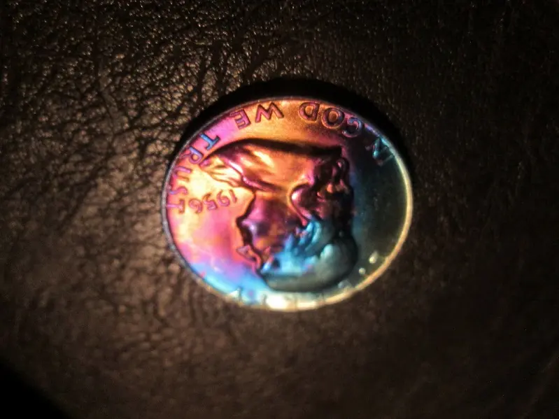 Toned Half Dollar 1956