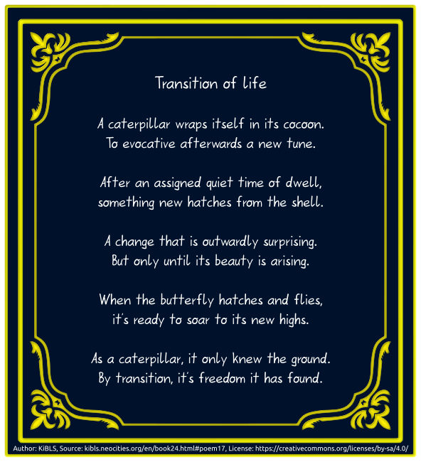 Transition of life