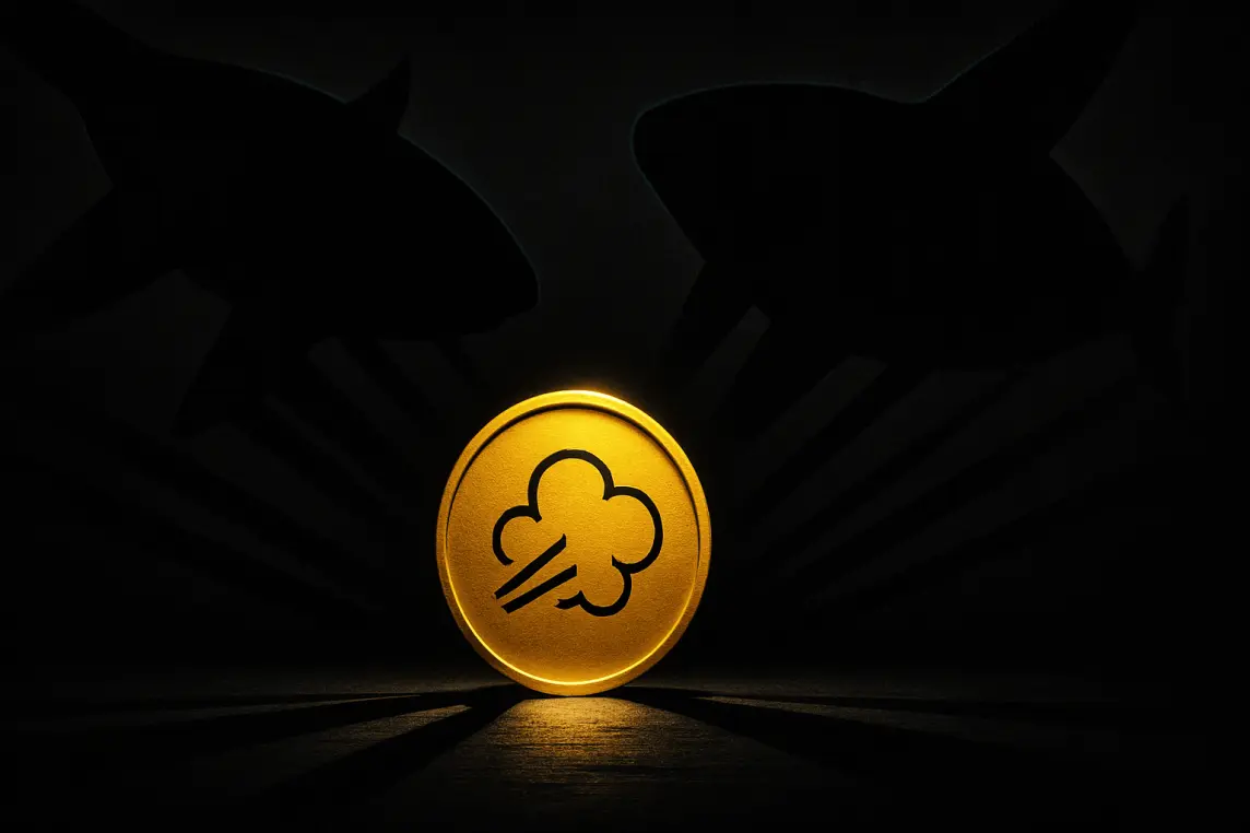An image from NickG Crypto Preacher: A prominent, glowing gold coin featuring a stylized