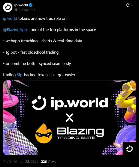 Blazing x Story announcement